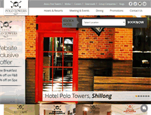 Tablet Screenshot of hotelpolotowers.com